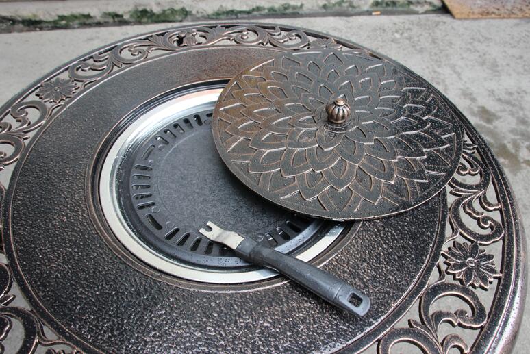 AL-215 BBQ small cast Aluminum set