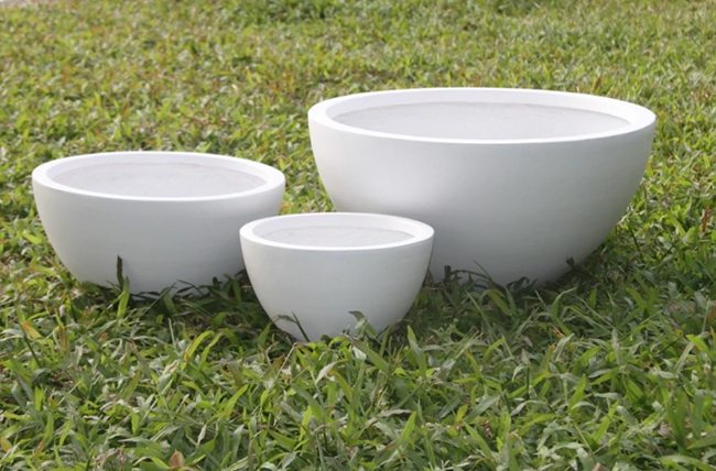 BP-013 Fiber Clay planter pots