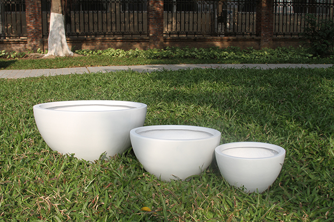 BP-013 Fiber Clay planter pots