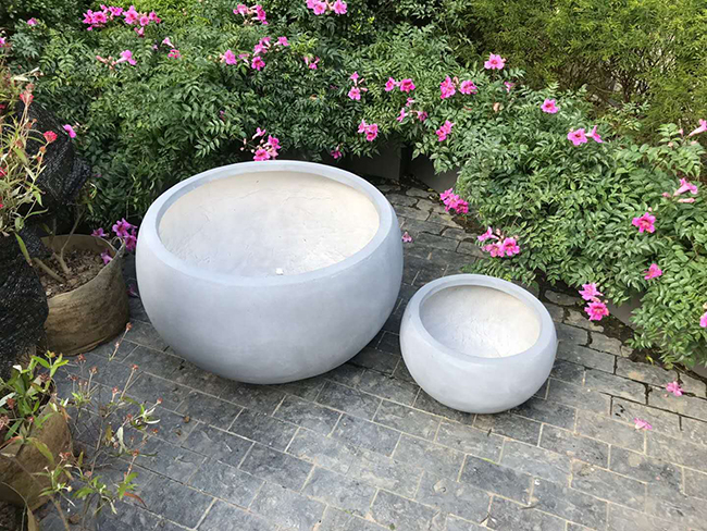 BP-014 Fiber Clay planter pots