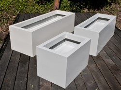 Fiber glass Rectangular planter pots