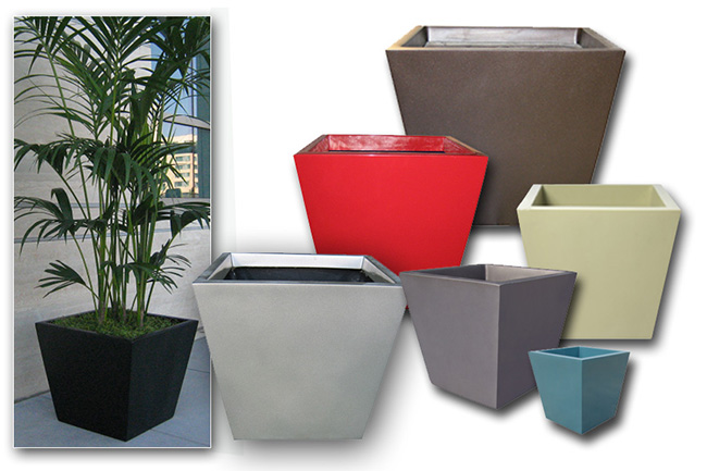 BEN- S112 Fiber glass planter pots
